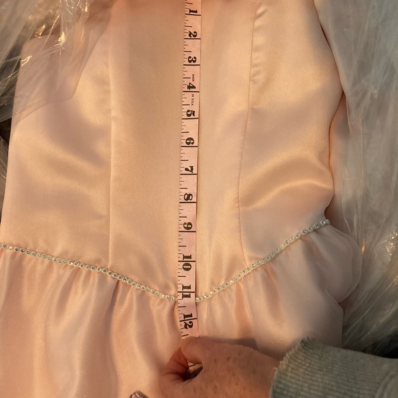 Boutique Pink Ball gown with bolero jacket small - Picture 11 of 16